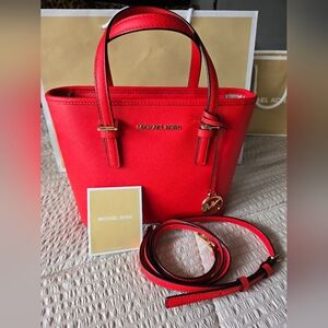 Michael Kors Jet Set XS Saffiano Leather Tote